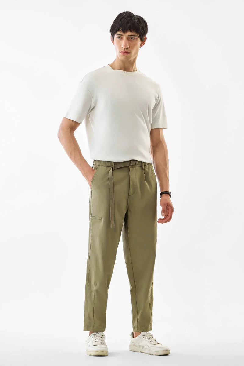 سنيتش بنطلون قطن % بقصة ضيقة